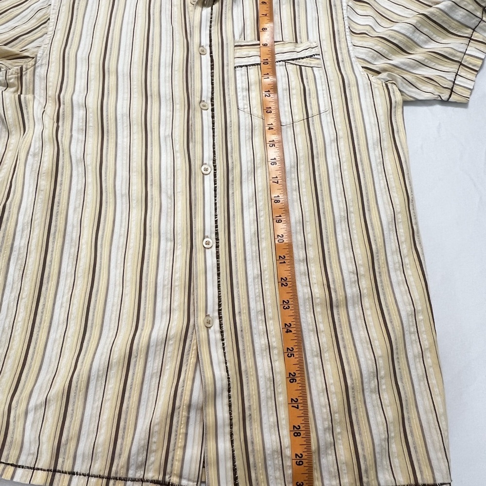 PrAna Men’s Short Sleeve Button-Up Shirt Bundle | Size Large | Boho Casual - Picture 13 of 16
